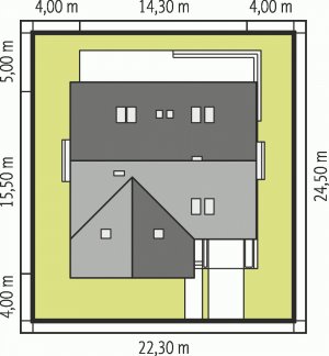 Usytuowanie budynku Malena G1 (wersja B)