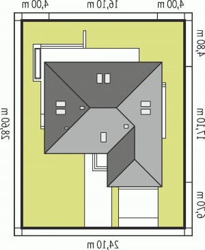 Usytuowanie budynku Marcel G2 w wersji lustrzanej