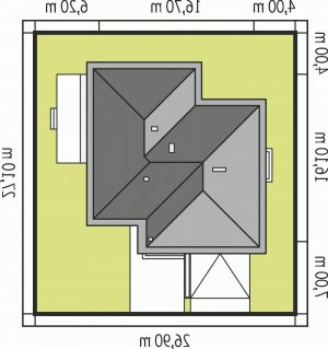 Usytuowanie budynku Nati G2 w wersji lustrzanej