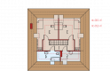 Projekt domu wielorodzinnego Niki (wersja B) ENERGO - poddasze