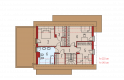 Projekt domu wielorodzinnego Nikodem G1 - poddasze