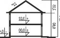 Projekt domu szkieletowego Rodrigo III G1 - przekrój 1
