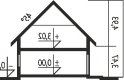 Projekt domu wielorodzinnego Tiago G1 (wersja A) - przekrój 1