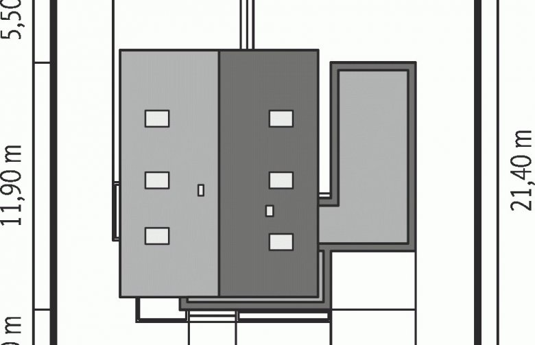 Projekt domu wielorodzinnego Tiago G1 (wersja B) - Usytuowanie