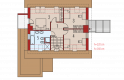 Projekt domu wielorodzinnego Tobiasz G1 ENERGO - poddasze