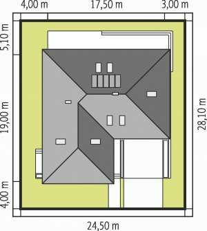 Usytuowanie budynku Alan IV G2 MULTI-COMFORT