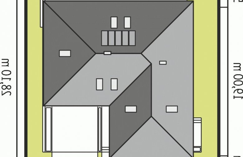 Projekt domu dwurodzinnego Alan IV G2 MULTI-COMFORT - Usytuowanie - wersja lustrzana