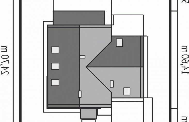 Projekt domu wielorodzinnego Tymoteusz G1 - Usytuowanie - wersja lustrzana