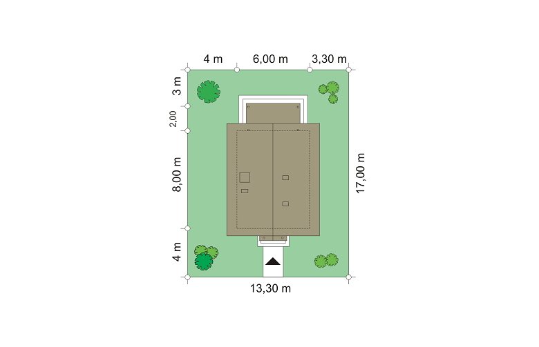 Projekt domu wielorodzinnego Smyk 2 (427) - Usytuowanie