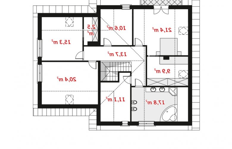 Projekt domu wielorodzinnego Rino II - 