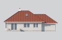 Projekt domu dwurodzinnego LK&1179 - elewacja 3