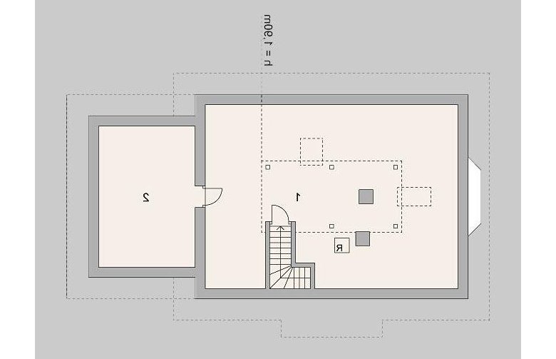 Projekt domu dwurodzinnego LK&1179 - 