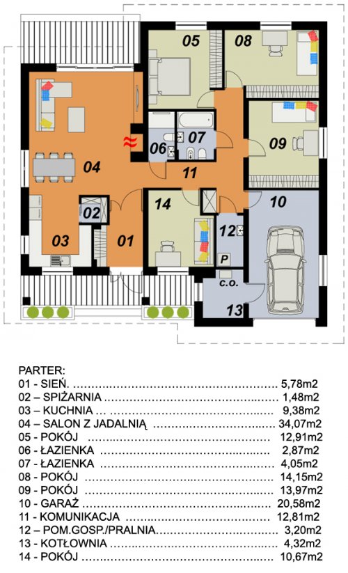 Rzut projektu TK5A