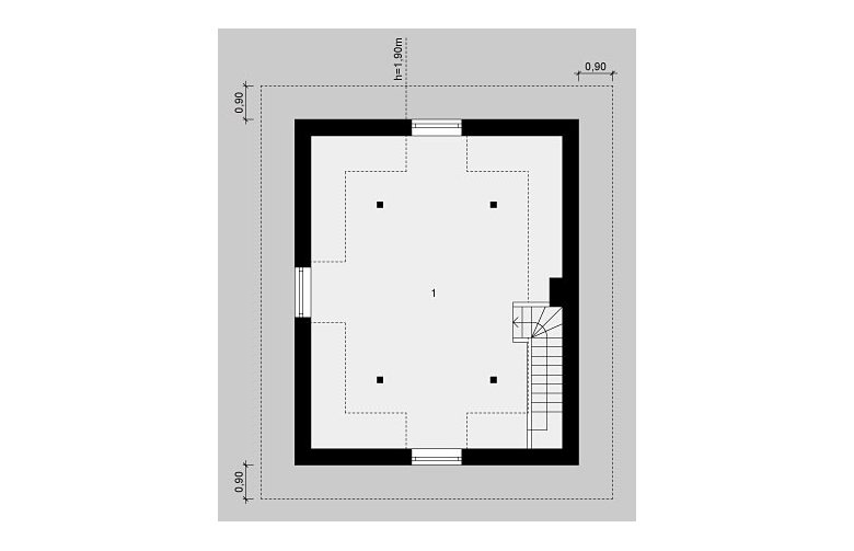 Projekt domu wielorodzinnego G31 - 