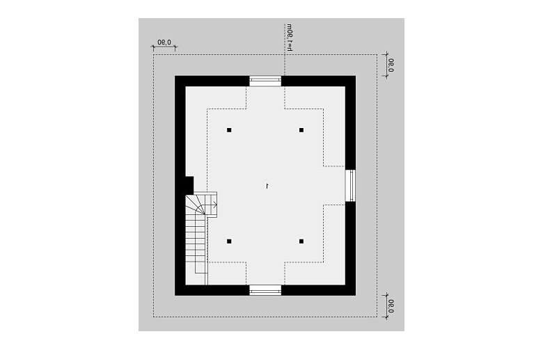 Projekt domu wielorodzinnego G31 - 