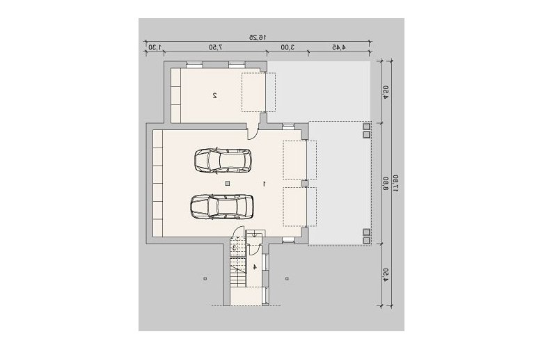 Projekt domu nowoczesnego G32 - 