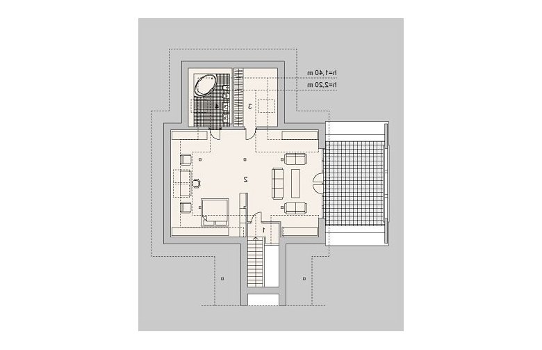 Projekt domu nowoczesnego G32 - 