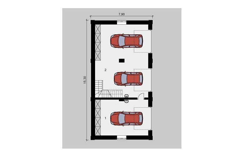 Projekt domu wielorodzinnego G35 - 