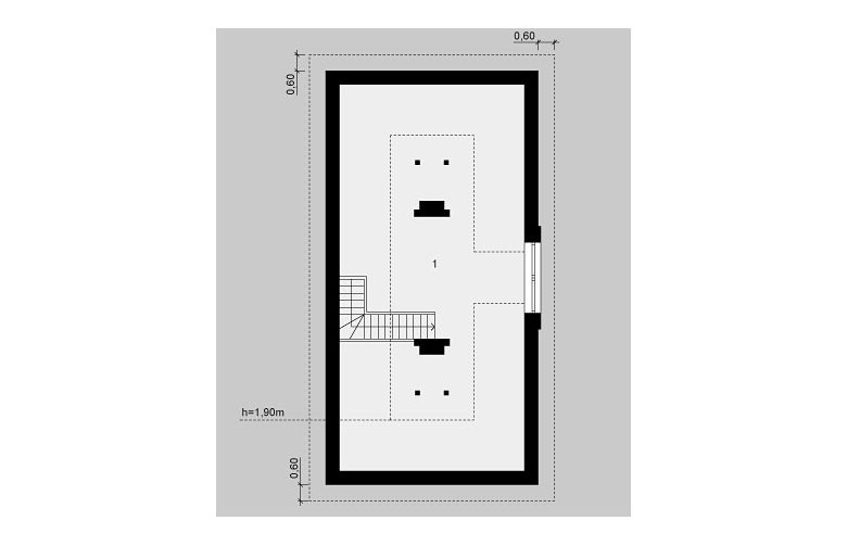 Projekt domu wielorodzinnego G35 - 