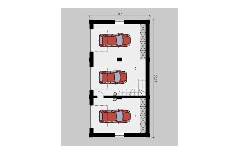 Projekt domu wielorodzinnego G35 - 