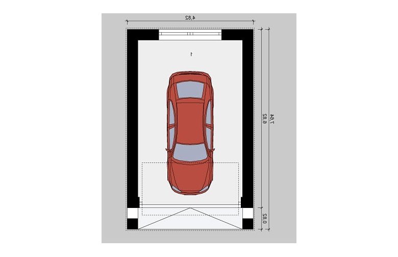 Projekt domu energooszczędnego G36 - parter