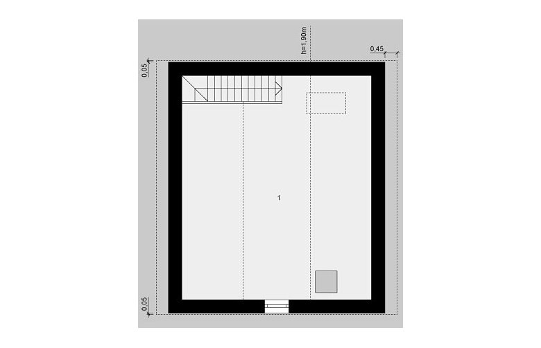 Projekt domu energooszczędnego G41 - 