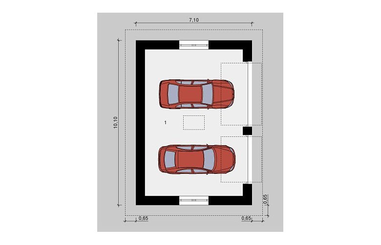 Projekt domu energooszczędnego G43 - 