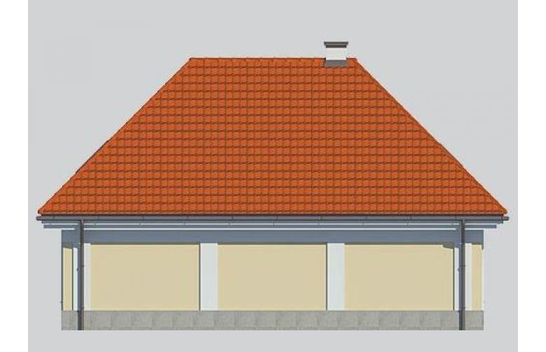 Projekt domu wielorodzinnego G47 - elewacja 3