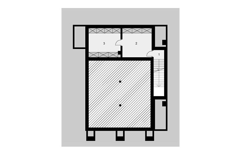 Projekt domu wielorodzinnego G50 - piwnica