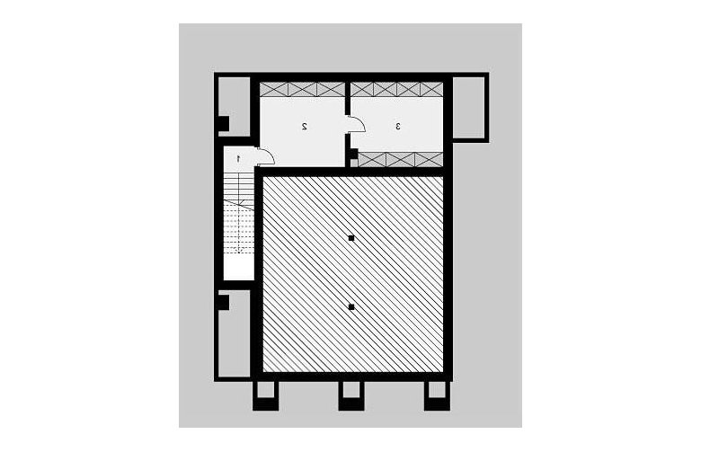 Projekt domu wielorodzinnego G50 - piwnica