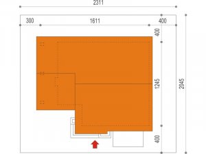 Usytuowanie budynku Maja II 2G