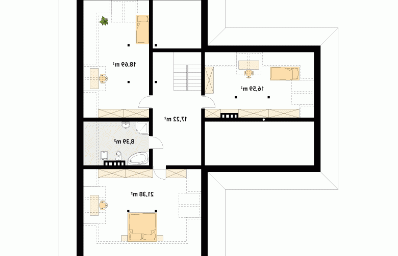 Projekt domu tradycyjnego Ambrozja 2 - 