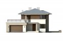 Projekt domu tradycyjnego Cyprys 5 - elewacja 1