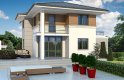 Projekt domu szkieletowego Cyprys 6 - wizualizacja 1