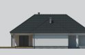 Projekt domu dwurodzinnego LK&172 - elewacja 2
