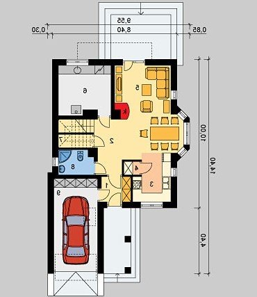 PARTER LK&438 - wersja lustrzana