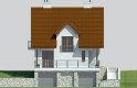 Projekt domu wolnostojącego LK&314 - elewacja 1