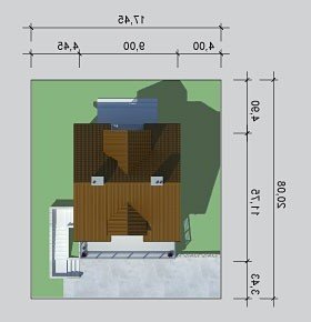 Usytuowanie budynku LK&314 w wersji lustrzanej