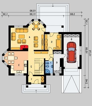 PARTER LK&493 - wersja lustrzana