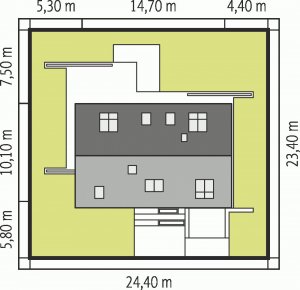 Usytuowanie budynku Benjamin G1 ENERGO