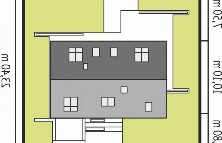 Projekt domu wielorodzinnego Benjamin G1 ENERGO - Usytuowanie - wersja lustrzana