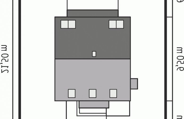 Projekt domu wielorodzinnego E7 ENERGO PLUS - Usytuowanie - wersja lustrzana