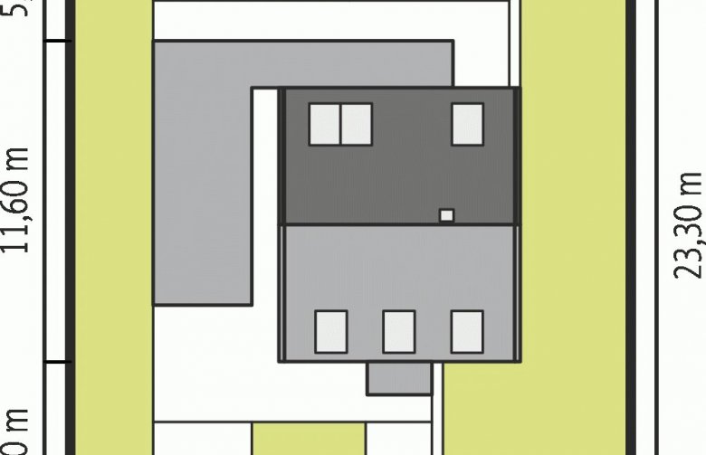 Projekt domu wielorodzinnego E8 (z wiatą) ENERGO PLUS - Usytuowanie