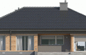 Projekt domu dwurodzinnego Dominik G2 (wersja A) - elewacja 3