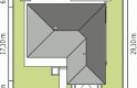 Projekt domu dwurodzinnego Dominik G2 (wersja A) - usytuowanie