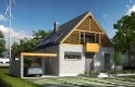 Projekt domu wielorodzinnego E9 z wiatą (wersja A) ENERGO PLUS - wizualizacja 1