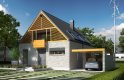 Projekt domu wielorodzinnego E9 z wiatą (wersja A) ENERGO PLUS - wizualizacja 1