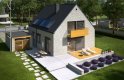 Projekt domu wielorodzinnego E9 z wiatą (wersja A) ENERGO PLUS - wizualizacja 2