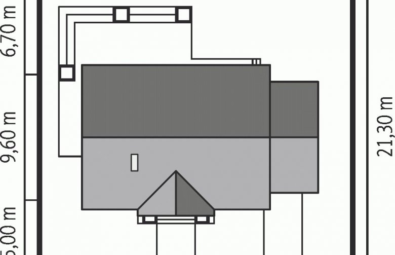 Projekt domu dwurodzinnego Kornel III G1 ENERGO - Usytuowanie