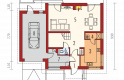 Projekt domu wielorodzinnego Leosia G1 ENERGO - parter